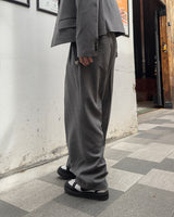 LUMI Back Banding Wide Slacks