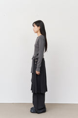 (W) Oat Tie Top