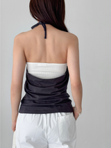 beads halter top (3color)