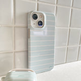 sunday mint glossy hard phone case