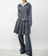 Merci pleated skirt layered pants