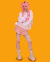 pink rabbit hood (3color)