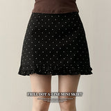 Lovely Zanddot A-Line Ruffle Mini Skirt