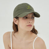 VA カーブロゴナイロンボールキャップ    / Khaki
