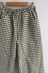 Heart Pocket Check Pants