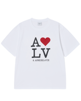 25FW LOVE ADLV 半袖Tシャツ ホワイト
