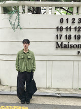 Ter Stripe Balloon Denim Pants 2C