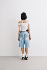 agクロスTシャツ (ホワイト)
