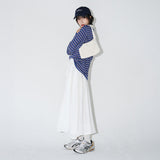 SOFT FLARE LONG SKIRT (White)