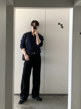 Look Estee Daily Ribbed Modal Henry Neck Knit