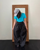 Double layer Shirring pants