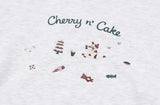 26FW★ Cherry Cake Embroidered Hoodie