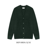 カシミアハッチラウンドカーディガン / Cashmere Hacchi Round Cardigan (7 colors)
