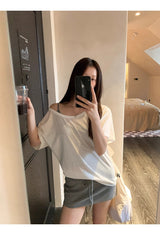 three-piece T-shirt sleeveless skirt set (3 SET)