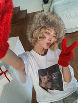 Catty Neko Loose Fit Short Sleeve