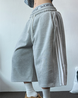 SIDE PINTUCK TRACK BALLOON BERMUDA PANTS ❤🤎🖤🩶🩷6COLOR