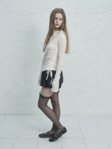 RIVET BUTTON HOODIE TOP