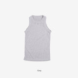 スターンホルターネックスリーブレストップ