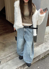 HOLIDAY HOOD FUR JACKET