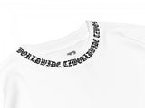 TZ リブオーバーサイズ長袖Tシャツ - WHITE
