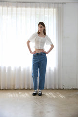 MARGARET BELL SLEEVE TOP (2 COLORS)