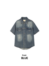 OW Udin Two-Pocket Washed Denim Shirt (2C)
