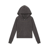 Astor Studded Hoodie Zip-up 232818195