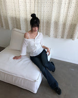 (Denim) ラノンハイウエストブーツカットパンツ