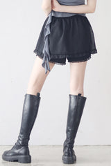ケールシフォンレイヤードパンツ