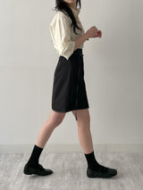 Stitch Banding Midi Skirt