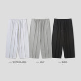 [HFORUS MADE] Coln Cutoff sweatpants IN BLACK