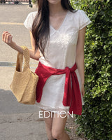 [MADE] Rami chiffon mini dress