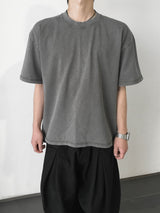 Kwai Pigment Washed Short Sleeve T-shirt 5C
