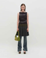 Sheer Layering Pants _ GREY