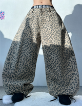 LEOPARD COTTON PANTS💛💚🧸 - 2 COLORS