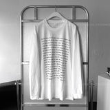 lettering Long-sleeved Tee MTM (2 colors) D761471626868