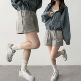 Cello slit banding shorts