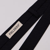 ESSENTIAL WOOL TIE BLACK STRIPE
