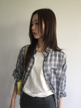 Lazy Log Check Shirt (2color)