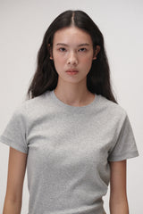ラウンドハーフTシャツ (ブラック)
