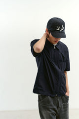 Vintage Washed Downfall Cap (Washed Black)