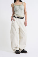 Floral Shirred Sleeveless