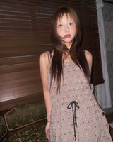 (2color) Wood Nep Long Bustier