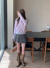 #AR Pendant Wool Raglan Knit Cardigan (8color)