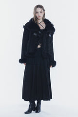 マーメイドフリルトップ black