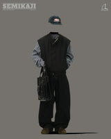 NOF Wrinkle Check Overfit Shirts