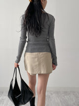 Ray Buckle Wrap Knit