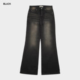 (UNISEX) メゾンロングブーツカットデニム