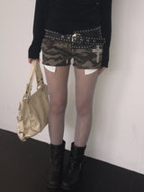 Cross pocket shorts