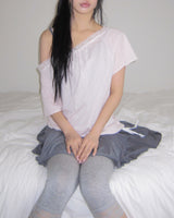 ペク ワンショルダー半袖Tシャツ